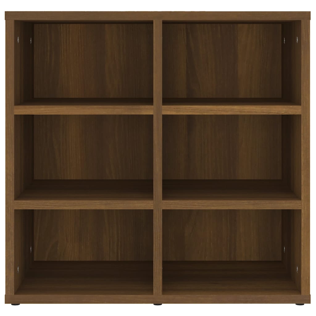 Skoskap brun eik 52,5x30x50 cm