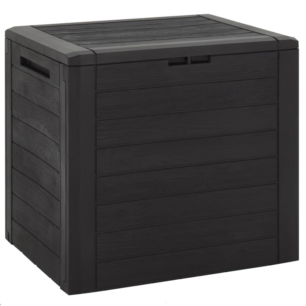 Putekasse for hage brun 58,5x46x55 cm polypropylen