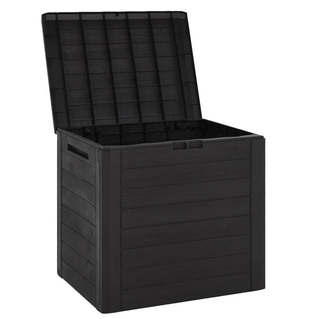 Putekasse for hage brun 58,5x46x55 cm polypropylen