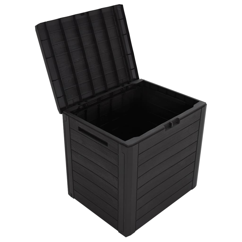 Putekasse for hage brun 58,5x46x55 cm polypropylen