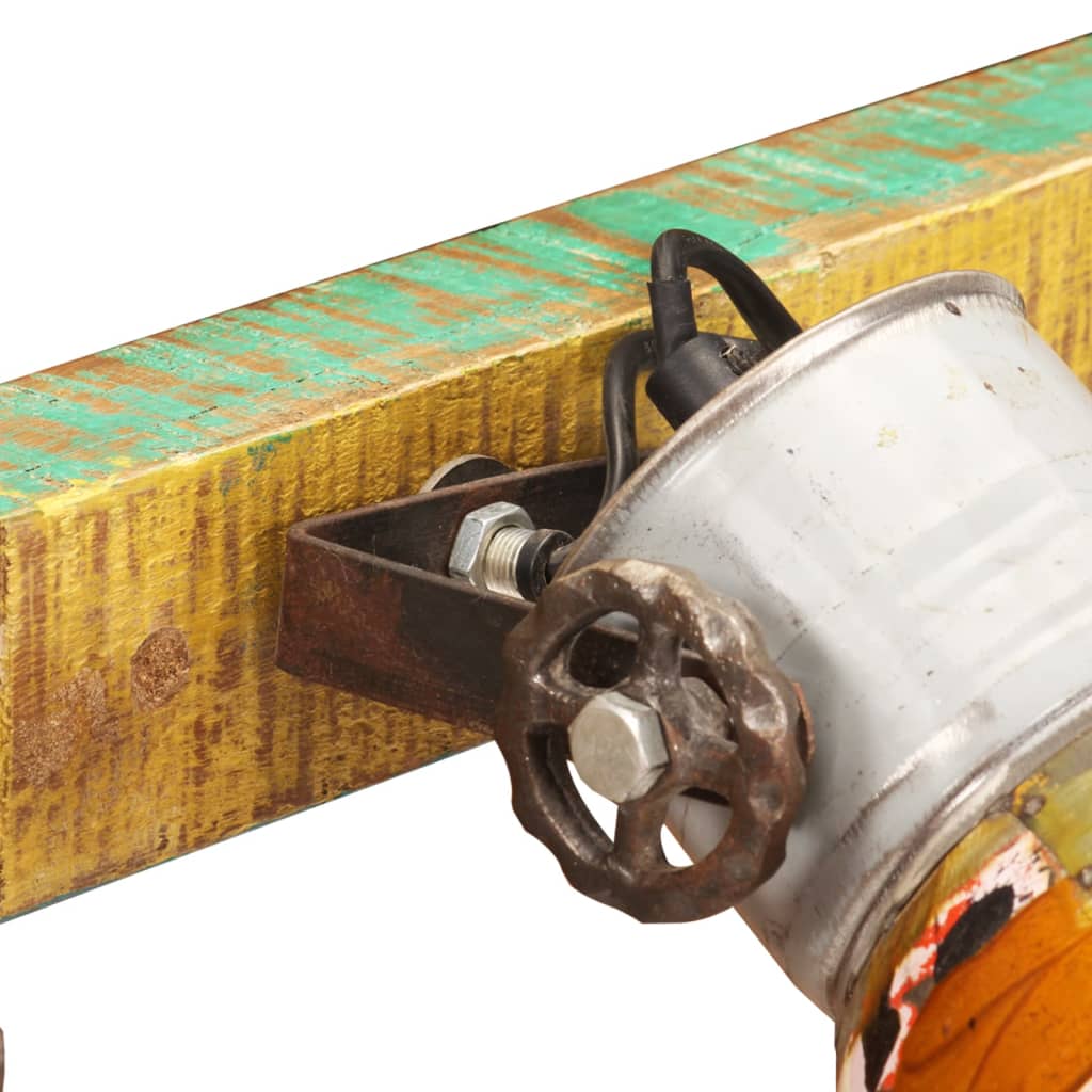 Industriell vegglampe flerfarget 90x25 cm E27