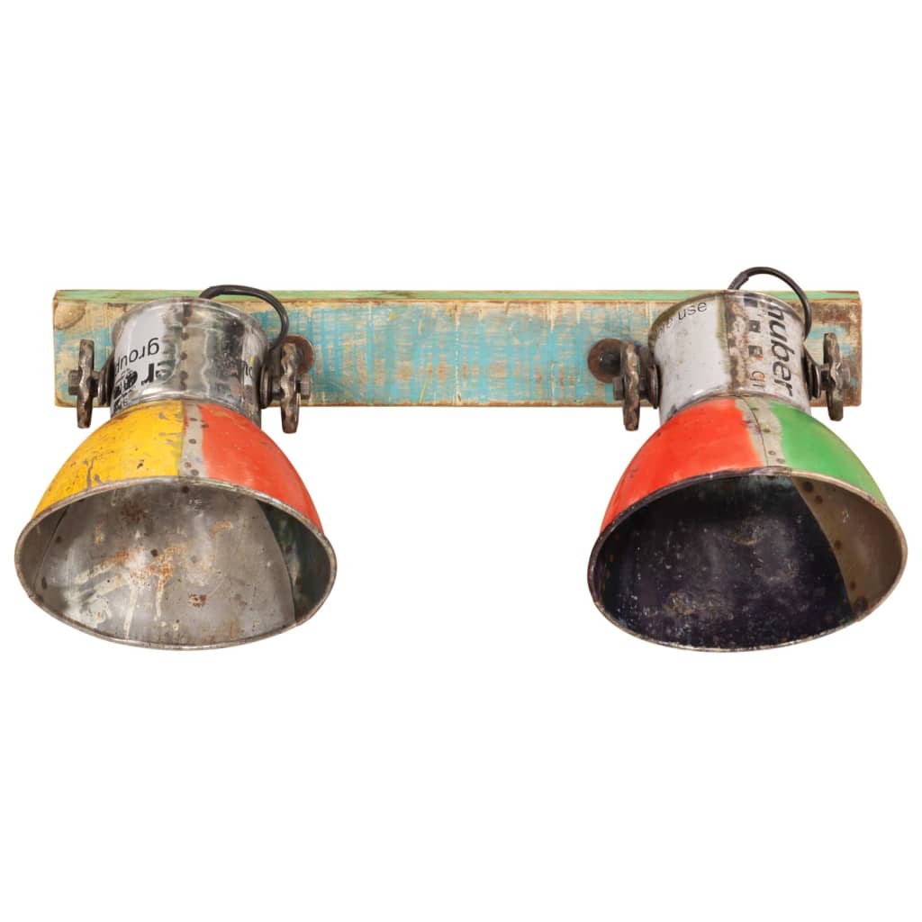 Industriell vegglampe flerfarget 45x25 cm E27