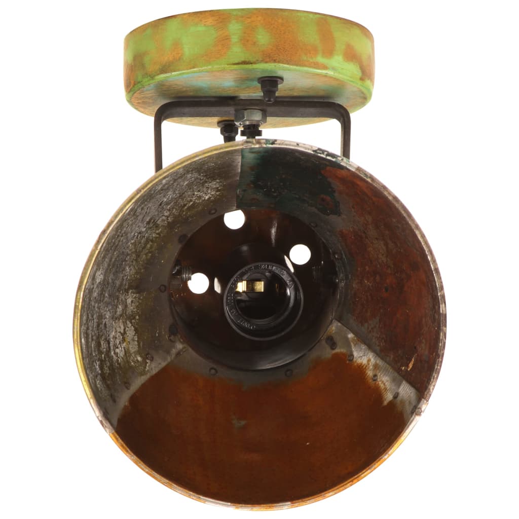 Industrielle vegg-/taklamper 2 stk gjenvunnet 17x24 cm E27