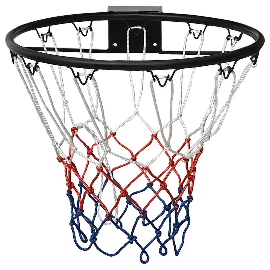Basketballkurv svart 45 cm stål