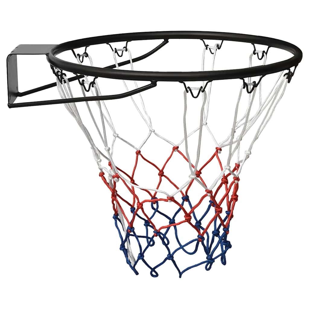 Basketballkurv svart 45 cm stål