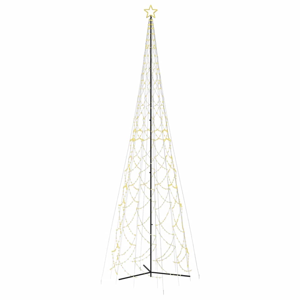 Julekongletre varm hvit 3000 LED-lys 230x800 cm