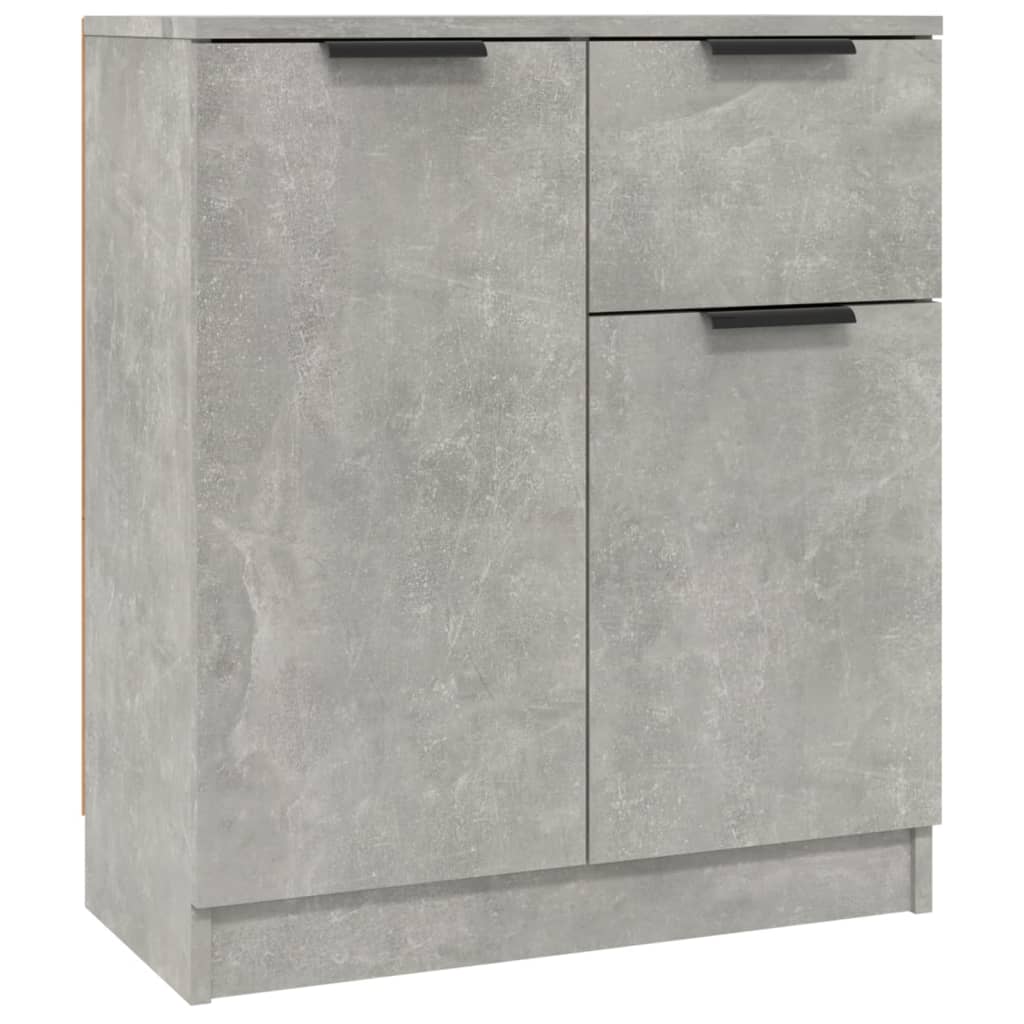 Skjenker 2 stk betonggrå 60x30x70 cm konstruert tre