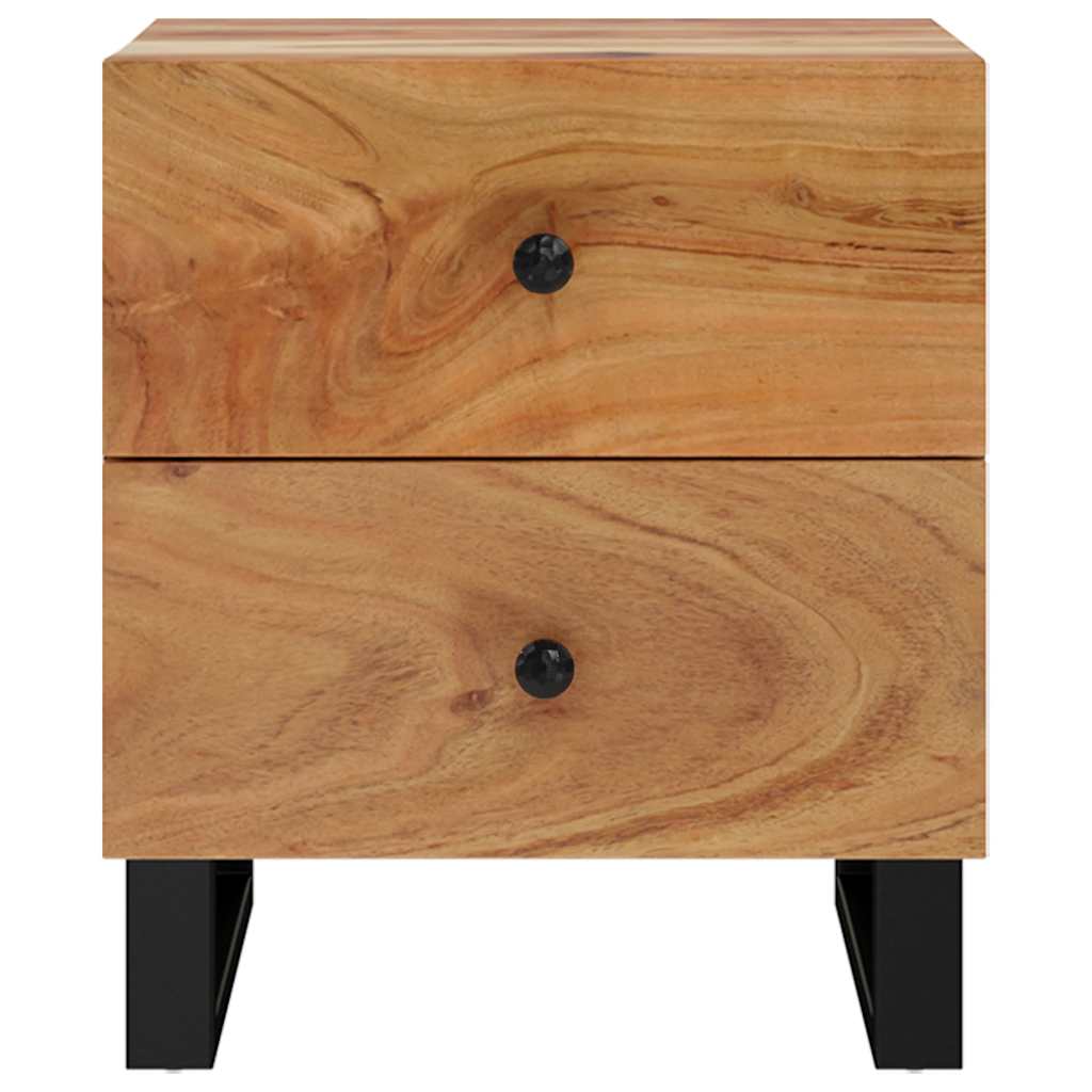 Nattbord 2 stk 40x33x46 cm heltre akasie