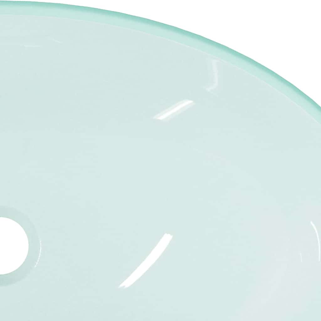 Servant herdet glass 54,5x35x15,5 cm frostet