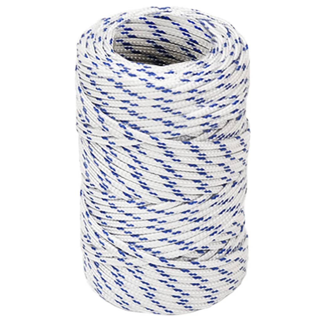 Båttau hvit 2 mm 100 m polypropylen