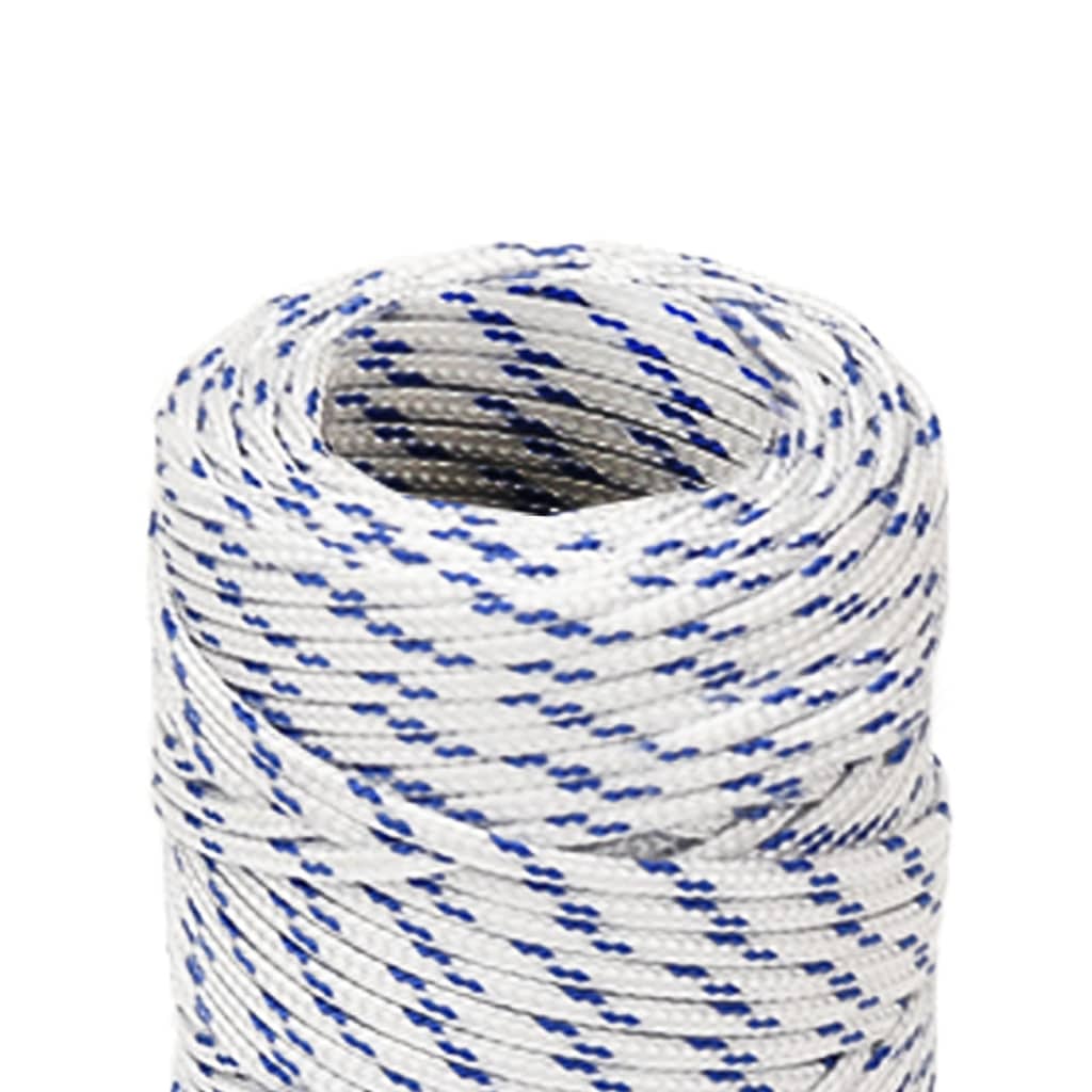 Båttau hvit 2 mm 100 m polypropylen