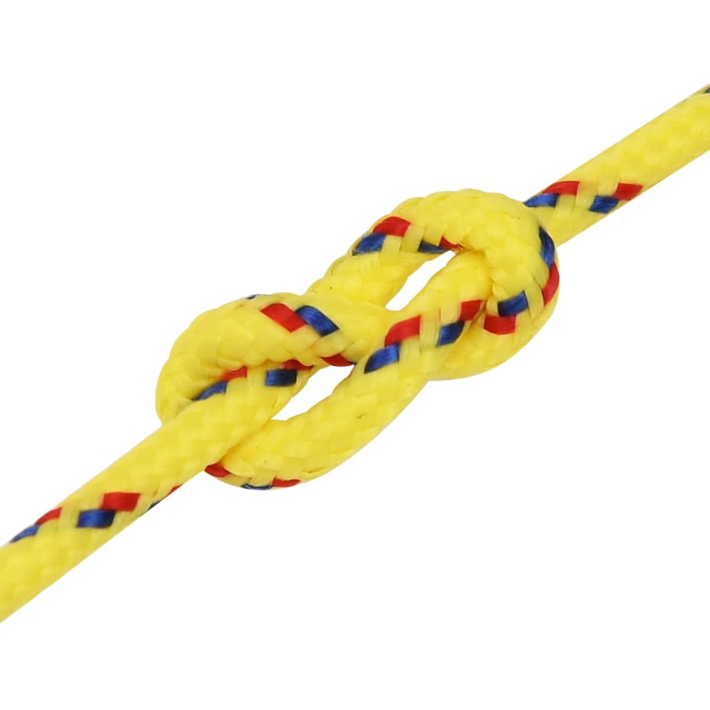 Båttau gul 2 mm 500 m polypropylen