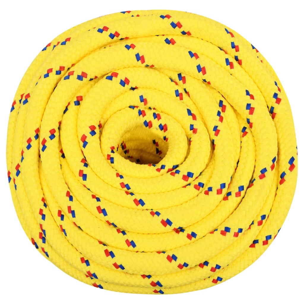 Båttau gul 16 mm 250 m polypropylen