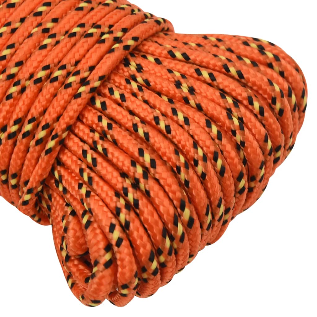Båttau oransje 3 mm 50 m polypropylen