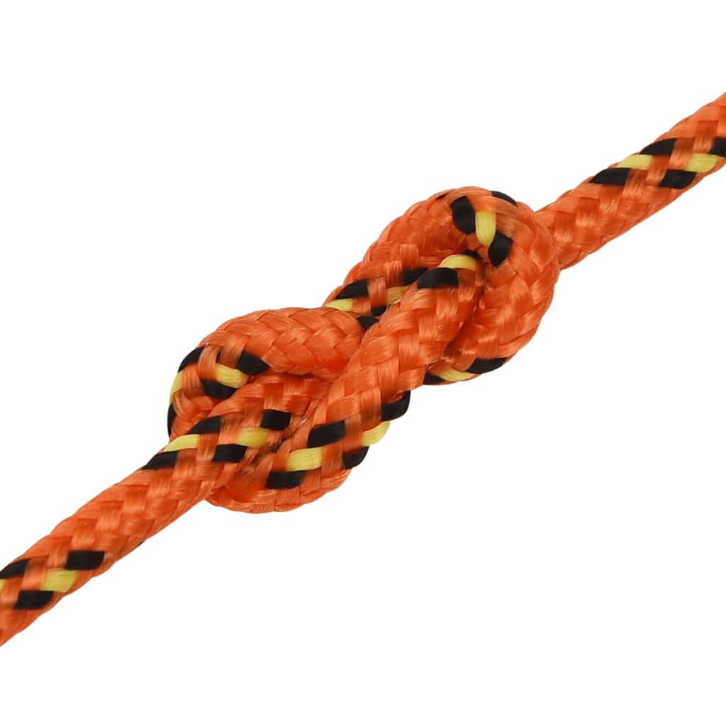 Båttau oransje 4 mm 50 m polypropylen vidaXL
