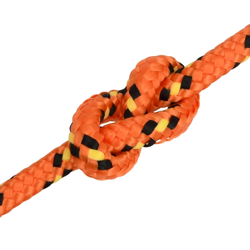 Båttau oransje 10 mm 50 m polypropylen