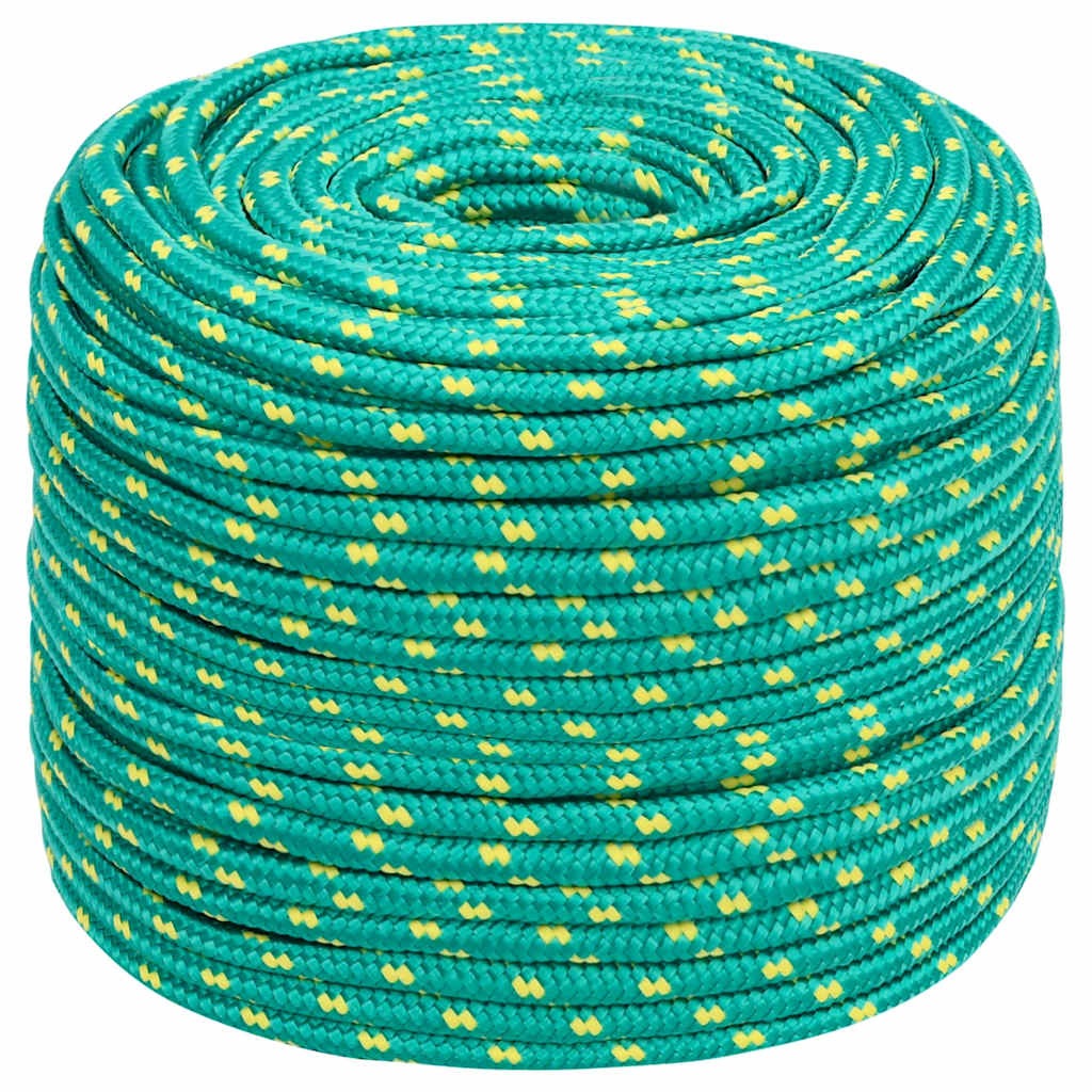 Båttau grønn 10 mm 50 m polypropylen