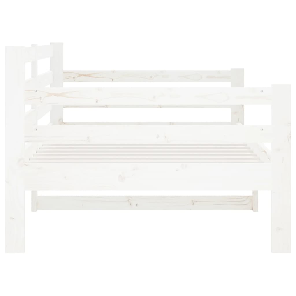 Dagseng uten madrass hvit 90x190 cm heltre furu