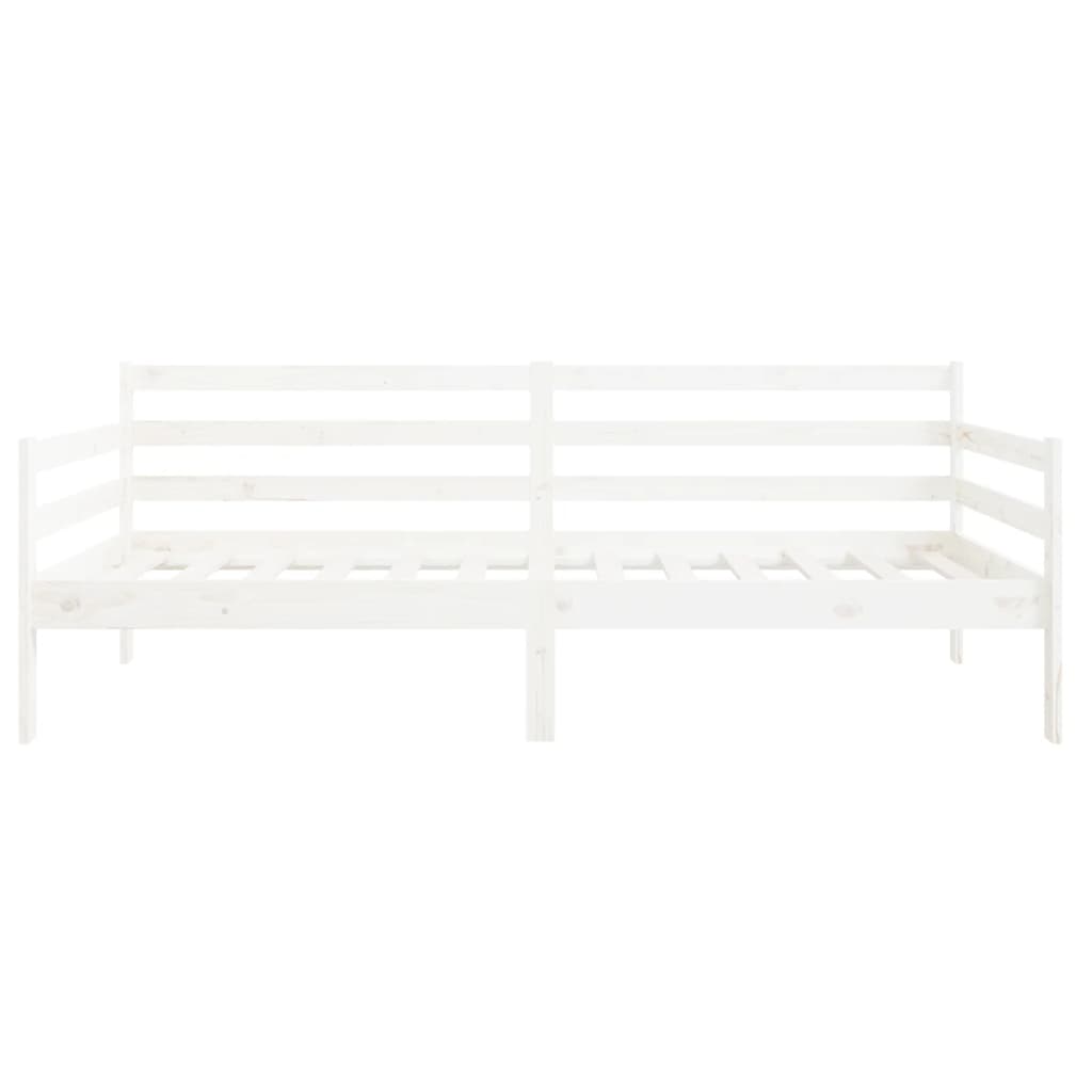 Dagseng uten madrass hvit 80x200 cm heltre furu