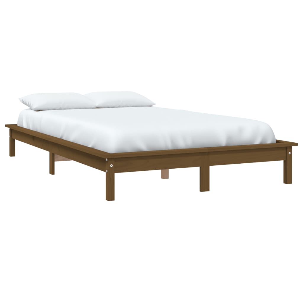Sengeramme honningbrun 180x200 cm heltre furu Super King