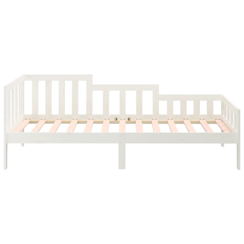 Dagseng uten madrass hvit 80x200 cm heltre furu vidaXL