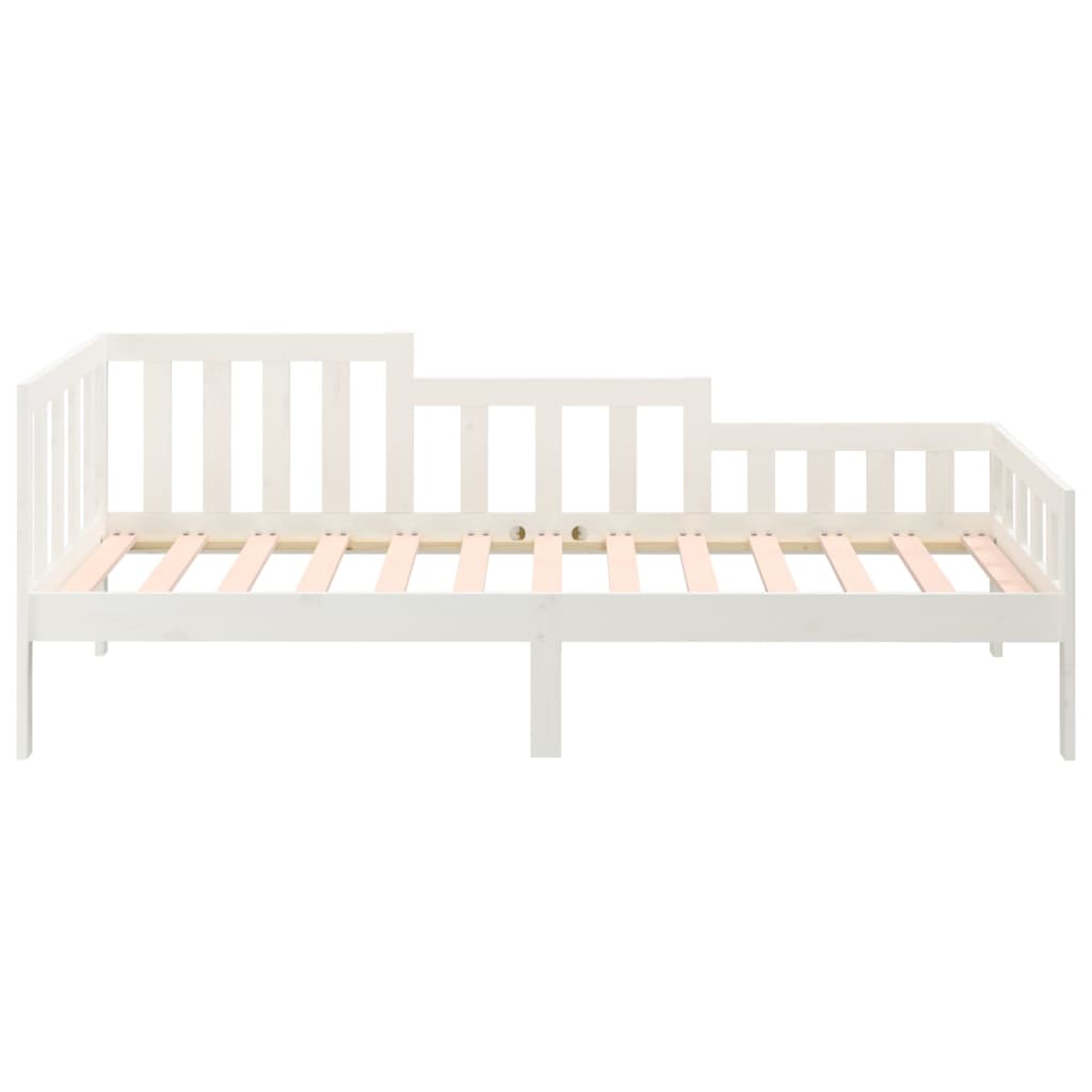 Dagseng uten madrass hvit 90x200 cm heltre furu vidaXL