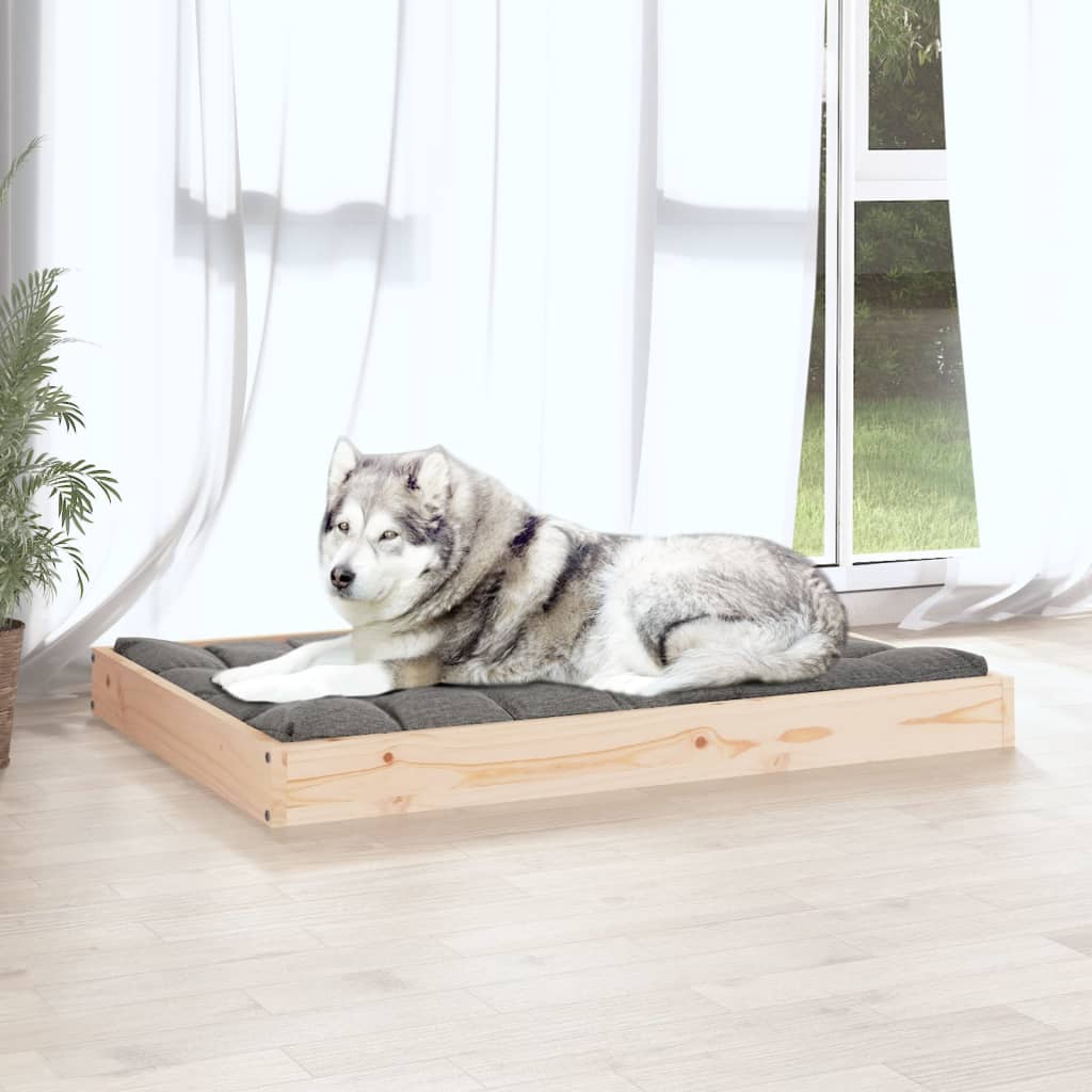 Hundeseng 101,5x74x9 cm heltre furu