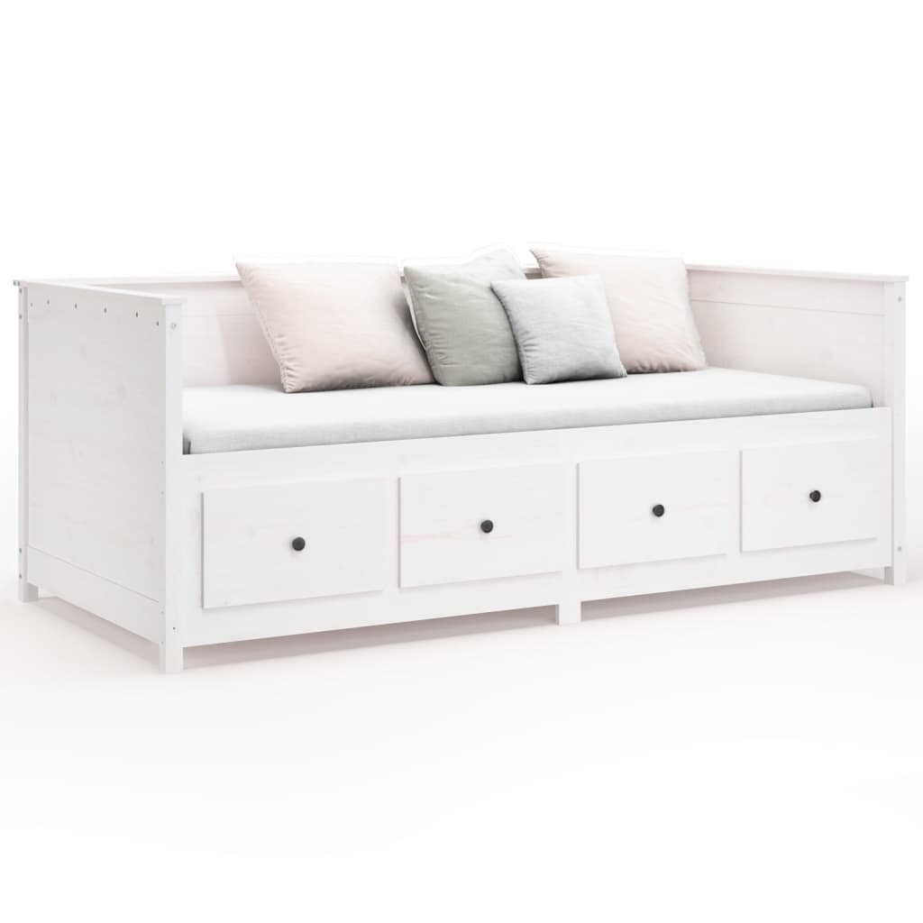 Dagseng uten madrass hvit 90x190 cm heltre furu