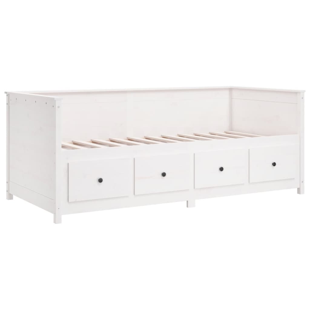 Dagseng uten madrass hvit 90x190 cm heltre furu