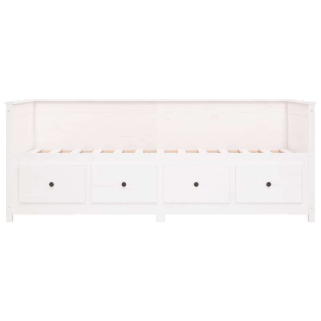 Dagseng uten madrass hvit 90x190 cm heltre furu