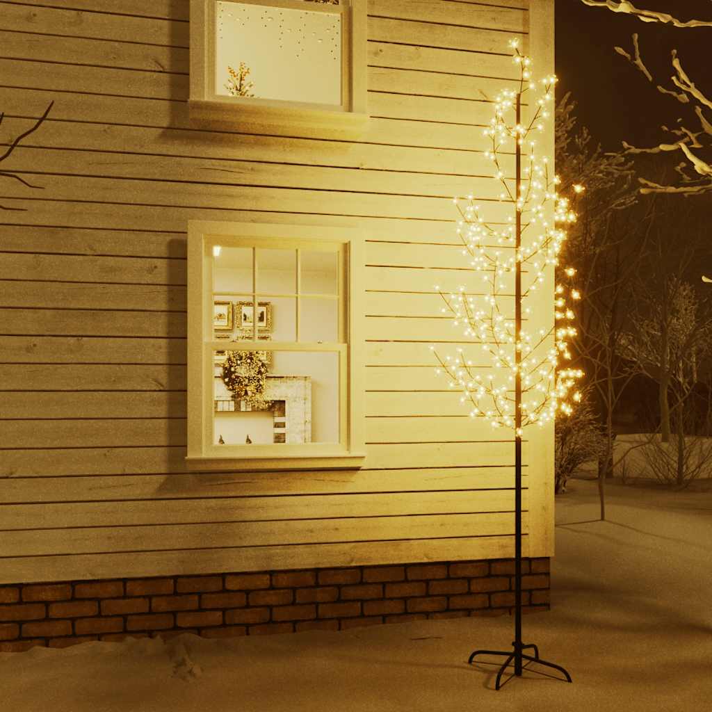 LED-tre kirsebærblomst varmhvit 368 lysdioder 300 cm