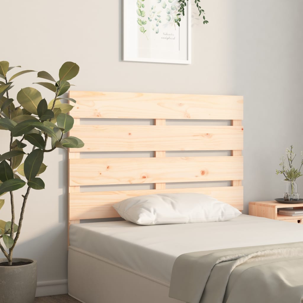 Sengegavl 90x3x80 cm heltre furu