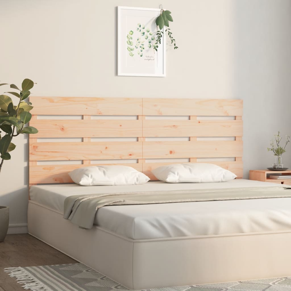 Sengegavl 120x3x80 cm heltre furu