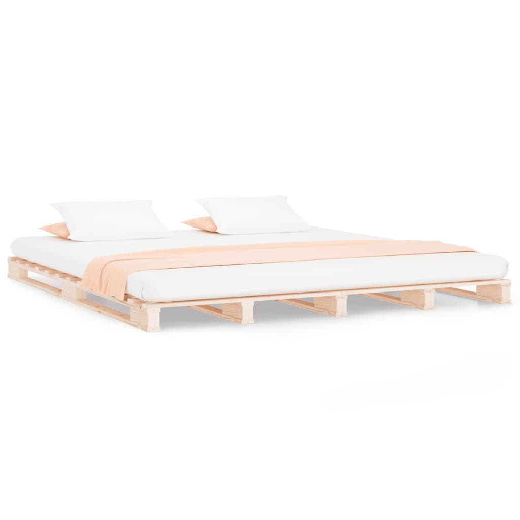 Palleseng 180x200 cm heltre furu Super King
