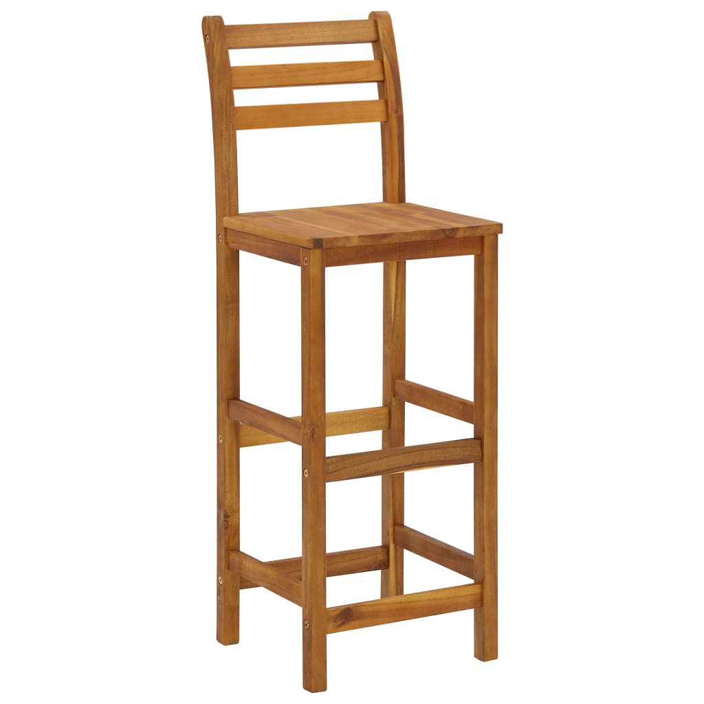 Barstoler 8 stk heltre akasie