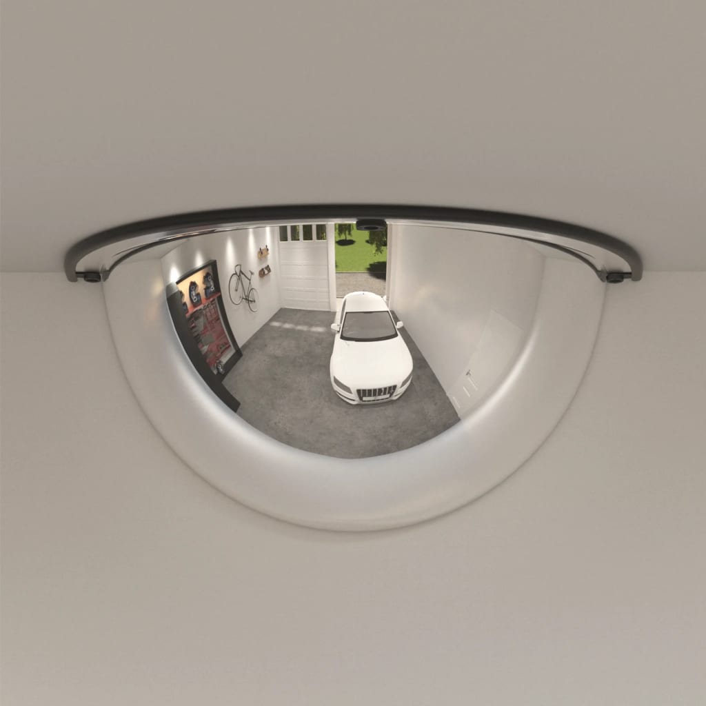 Trafikkspeil halv kuppel 2 stk Ø30 cm akryl