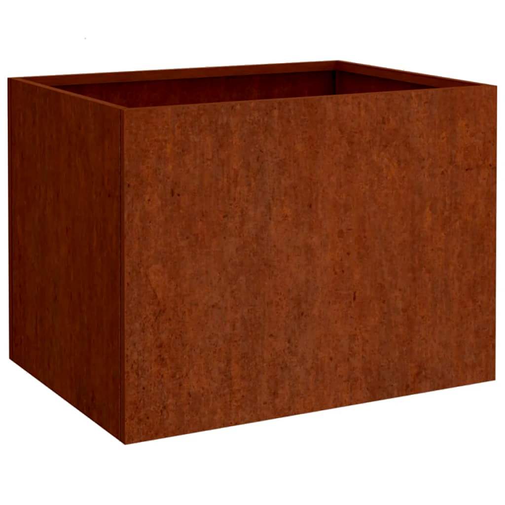 Plantekasse 62x47x46 cm cortenstål