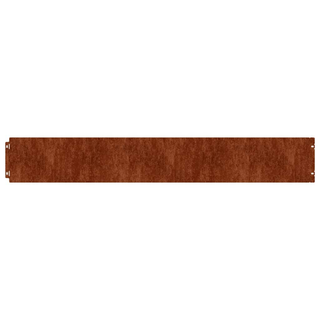 Plenkanter 50 stk 15x103 cm fleksibelt cortenstål