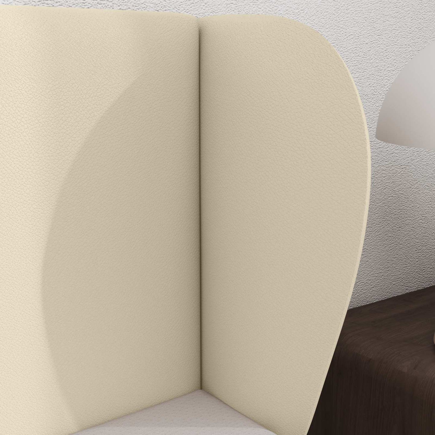 Hodegjerde Øre Krem 40 x 23 x 6 cm PVC vidaXL