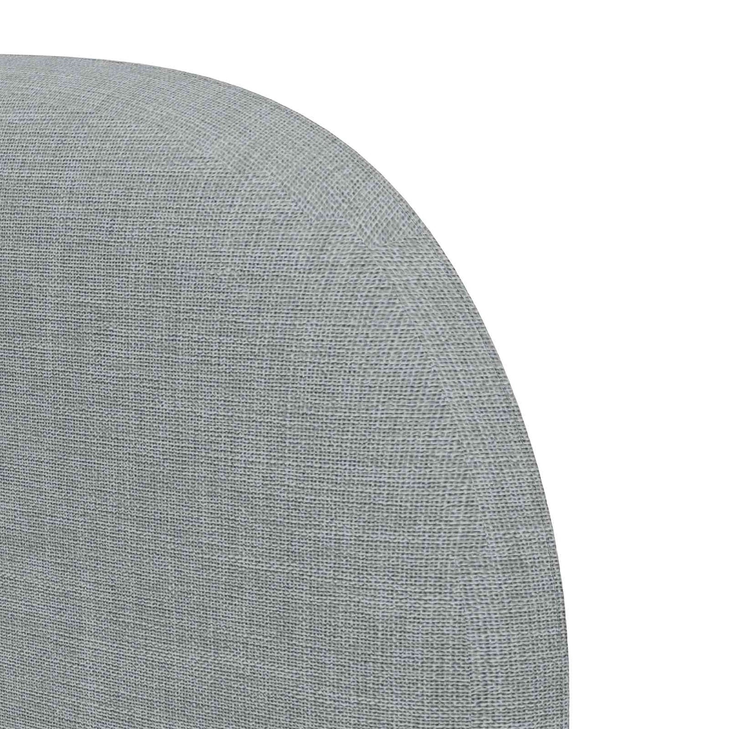 Hodegjerde Øre Lysegrå 80 x 23 x 6 cm stoff vidaXL