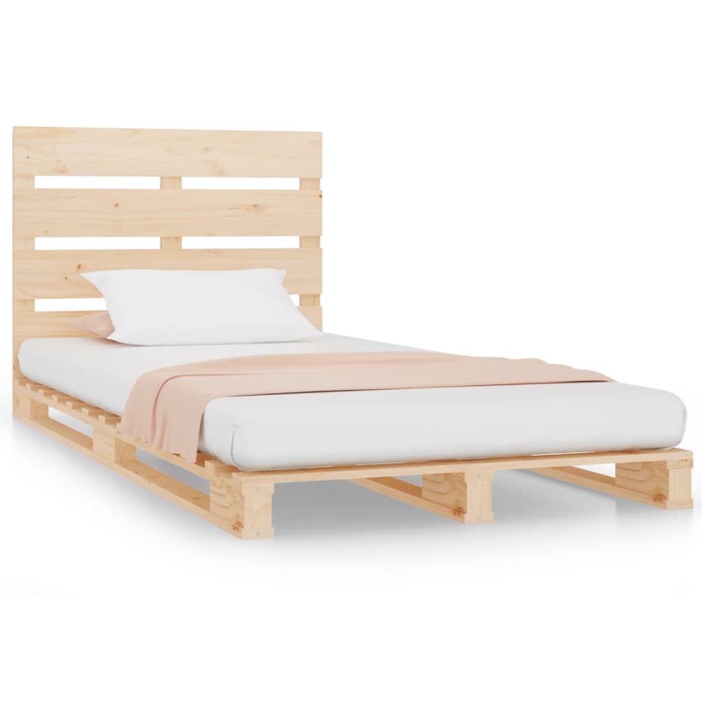 Sengeramme uten madrass 75x190 cm heltre furu
