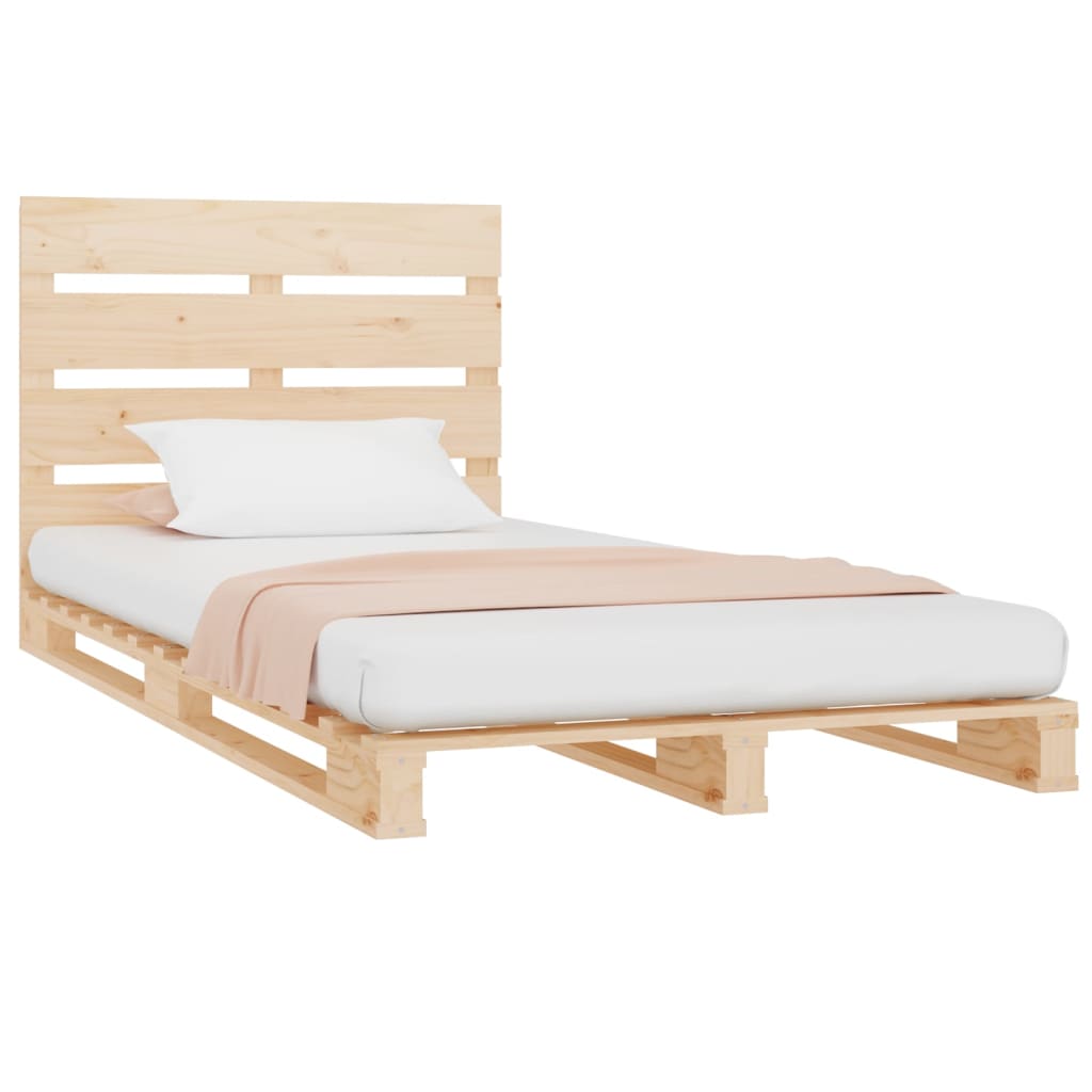 Sengeramme uten madrass 75x190 cm heltre furu