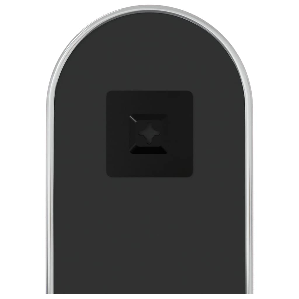 Veggspeil sølv 40x15 cm oval
