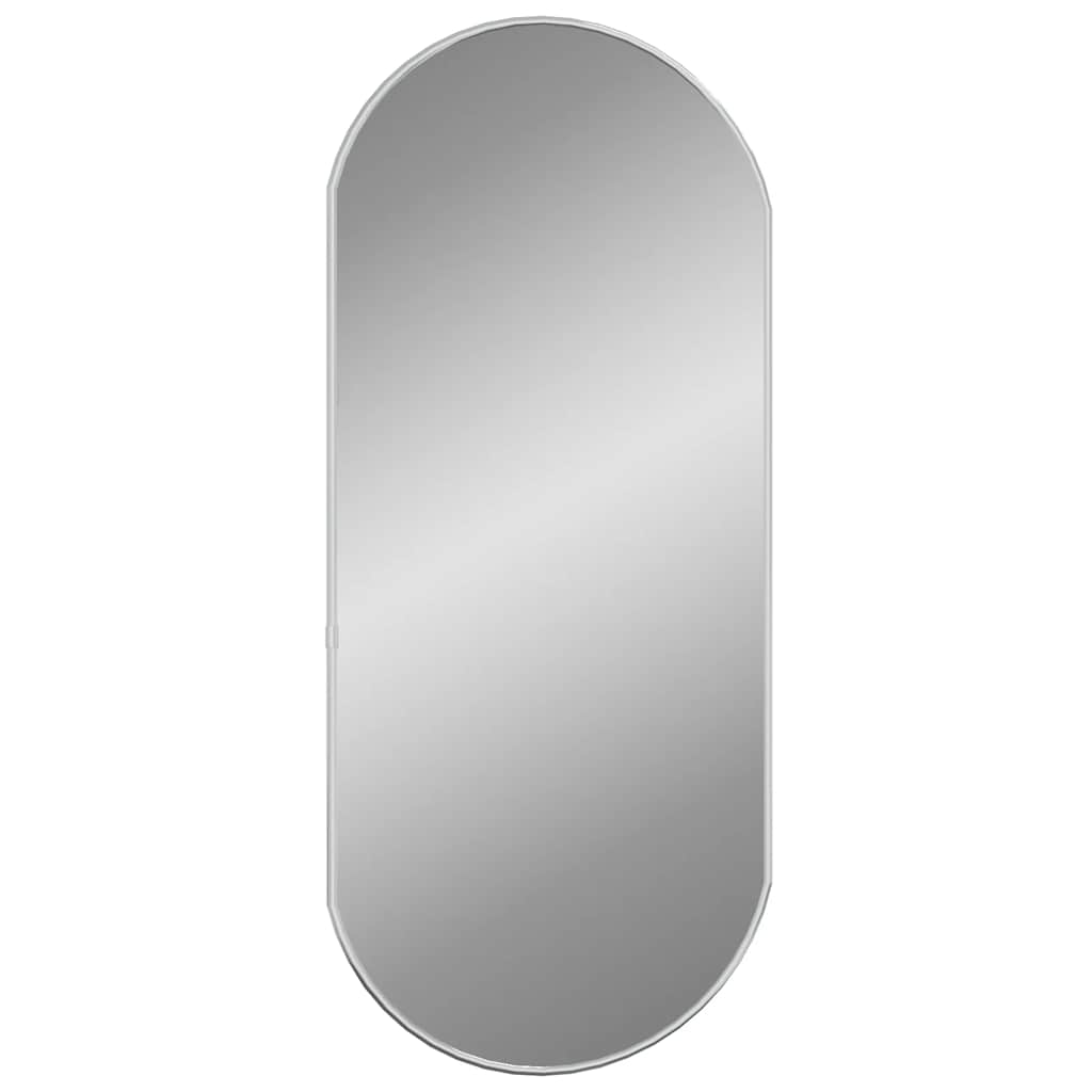 Veggspeil sølv 70x30 cm oval