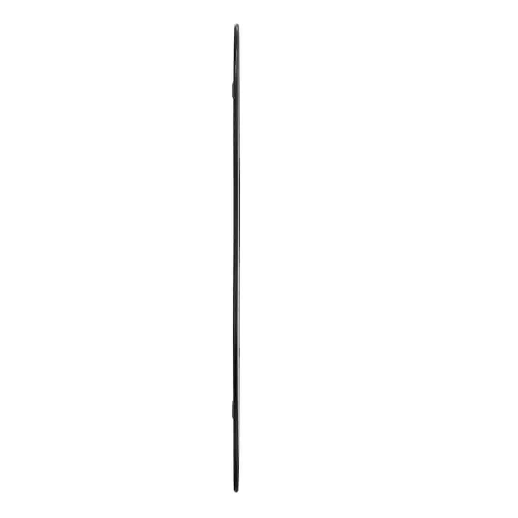 Veggspeil svart 70x30 cm