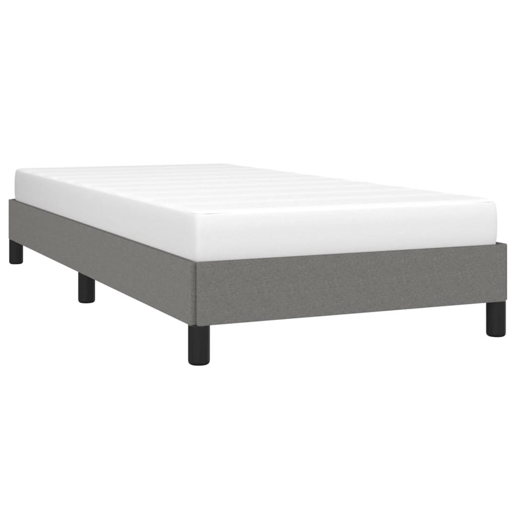 Sengeramme uten madrass mørkegrå 90x190 cm Single stoff