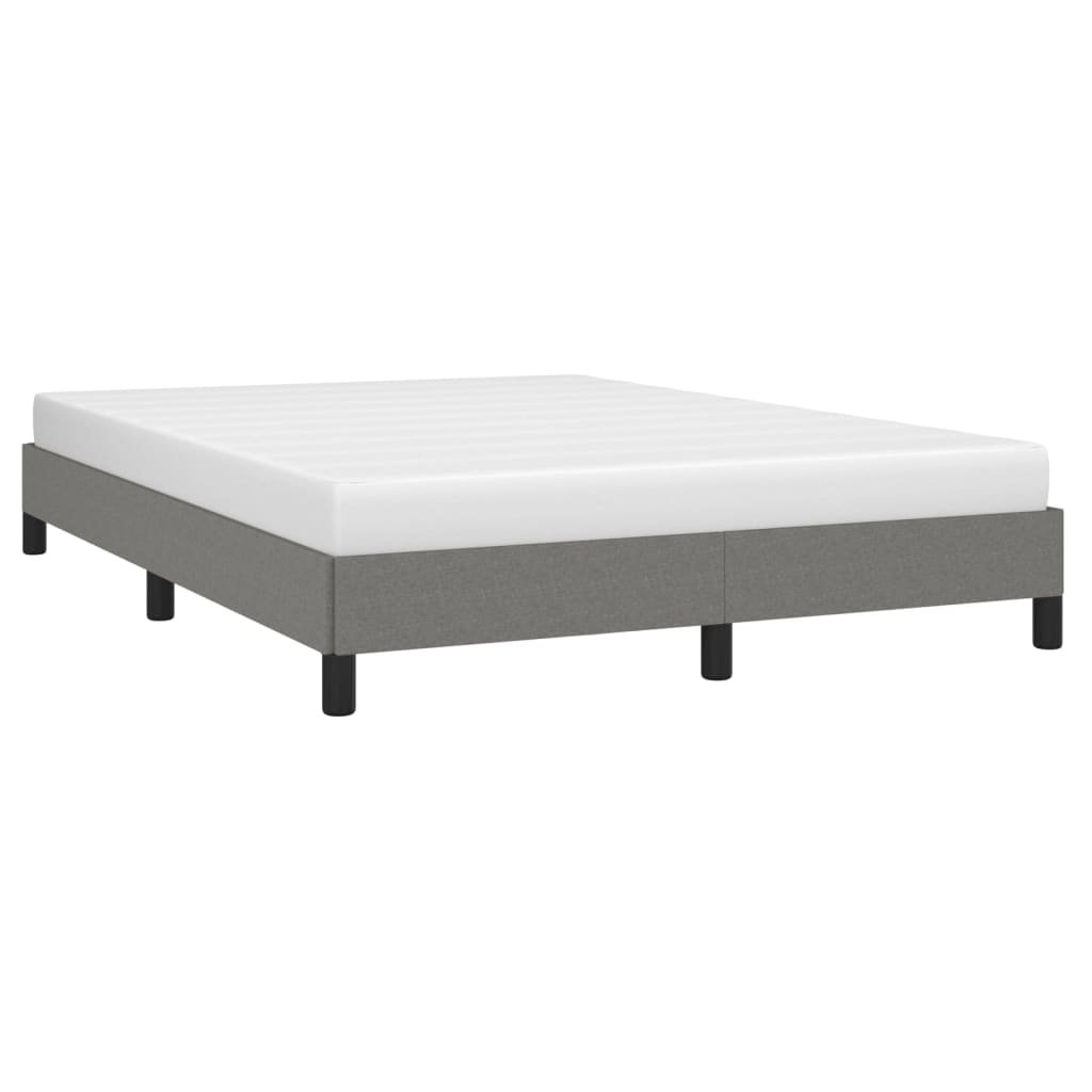 Sengeramme uten madrass mørkegrå 135x190 cm Double stoff