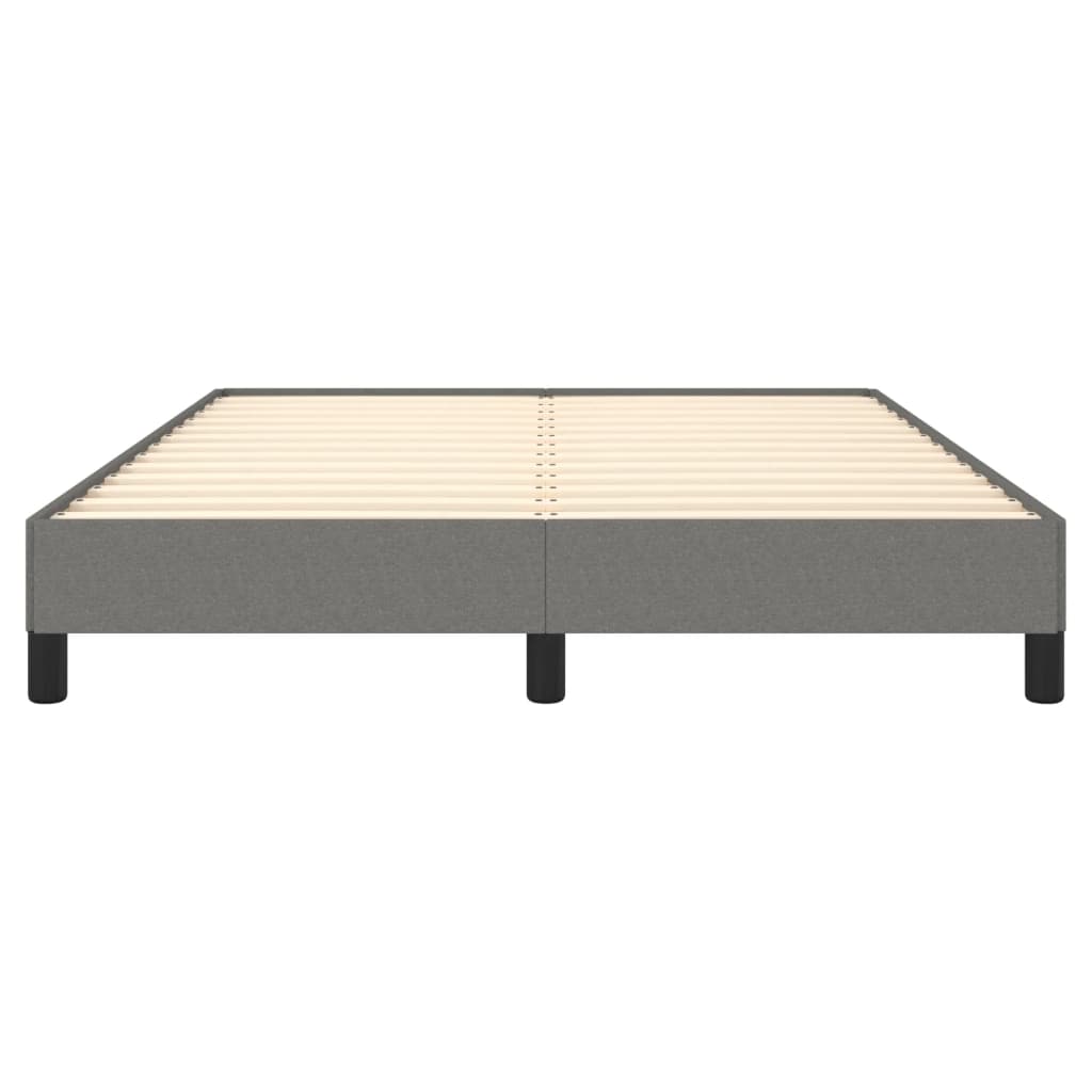 Sengeramme uten madrass mørkegrå 135x190 cm Double stoff