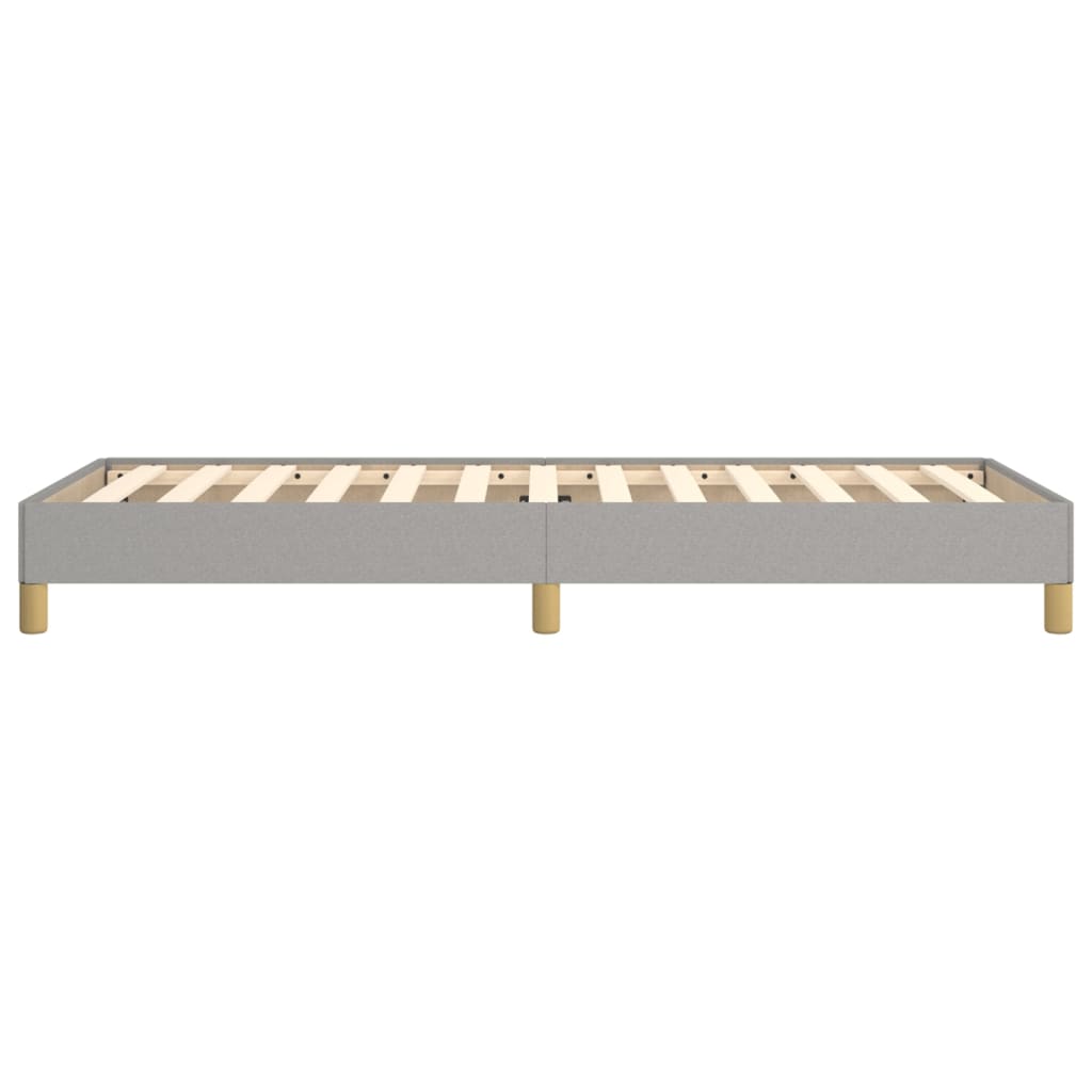 Sengeramme uten madrass lysegrå 90x190 cm Single stoff