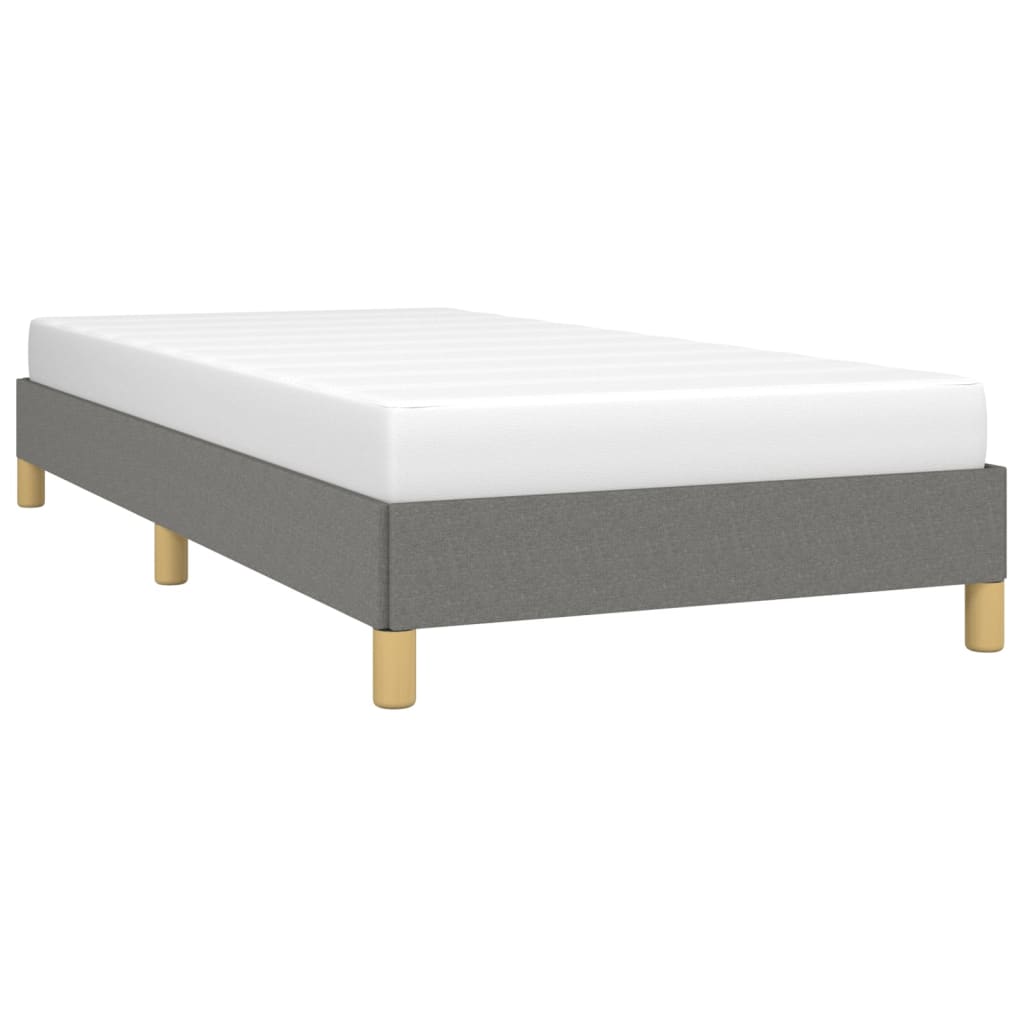 Sengeramme uten madrass mørkegrå 90x190 cm Single stoff